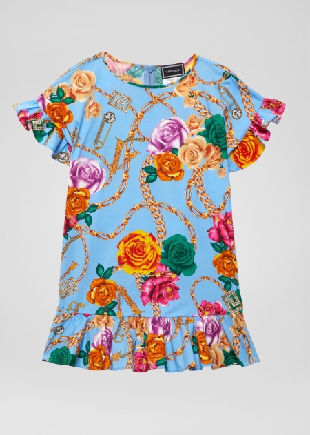 Rochie Versace Versace Rose Jewel Print Fete | GEVASYL-31